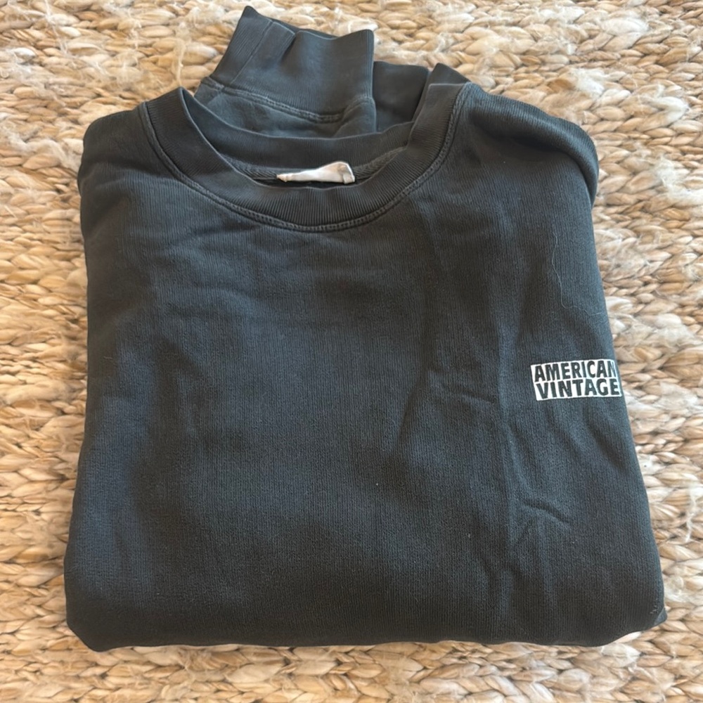 American Vintage Gray Crewneck Sweater